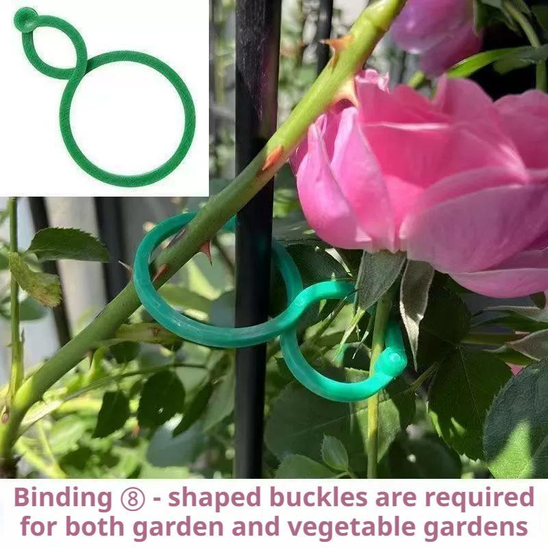 Vine Climbing Plastic - 100 шт. зажимов для поддержки растений,