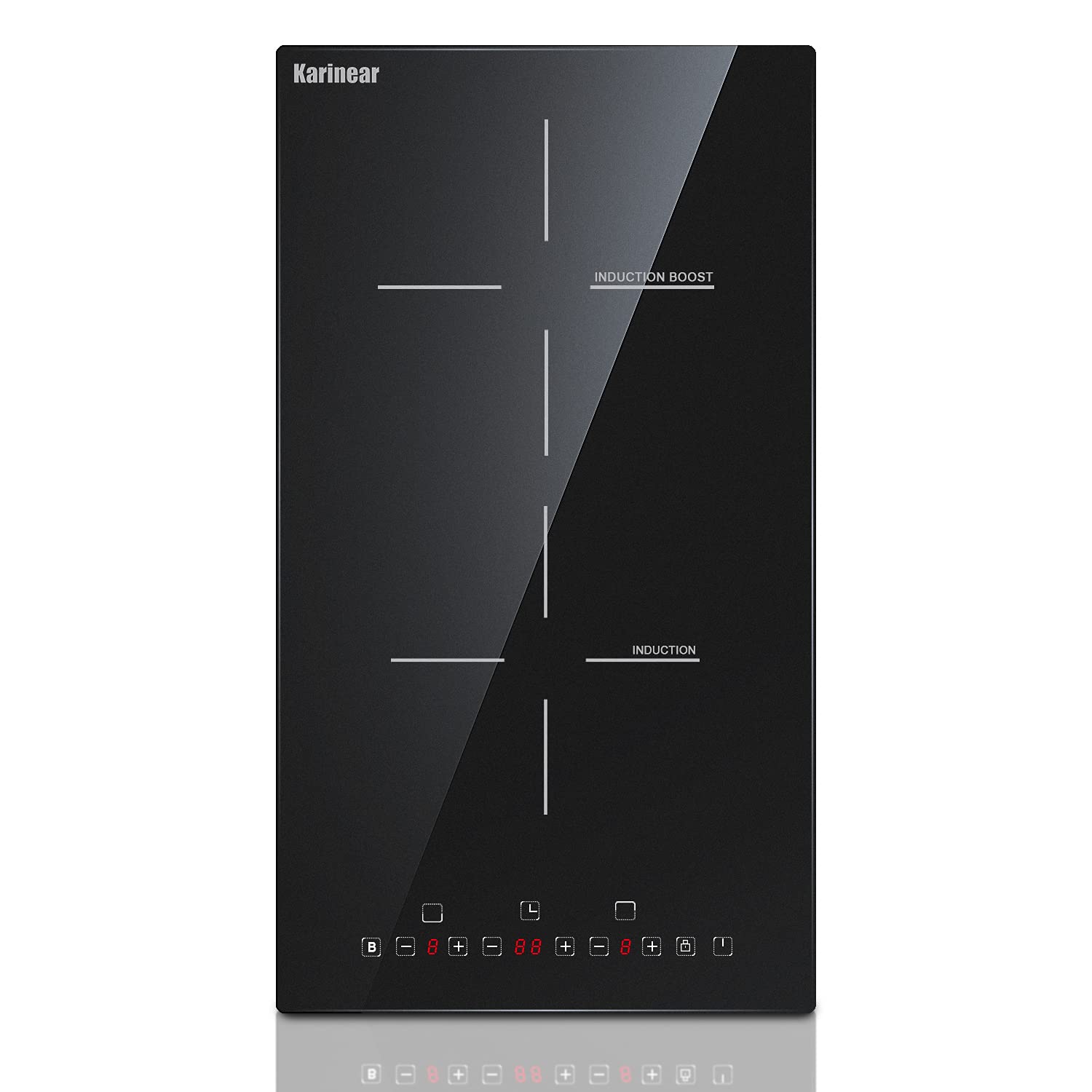 Timer Dual Outlet - Индукционная варочная панель Karinear 12 дюймов,