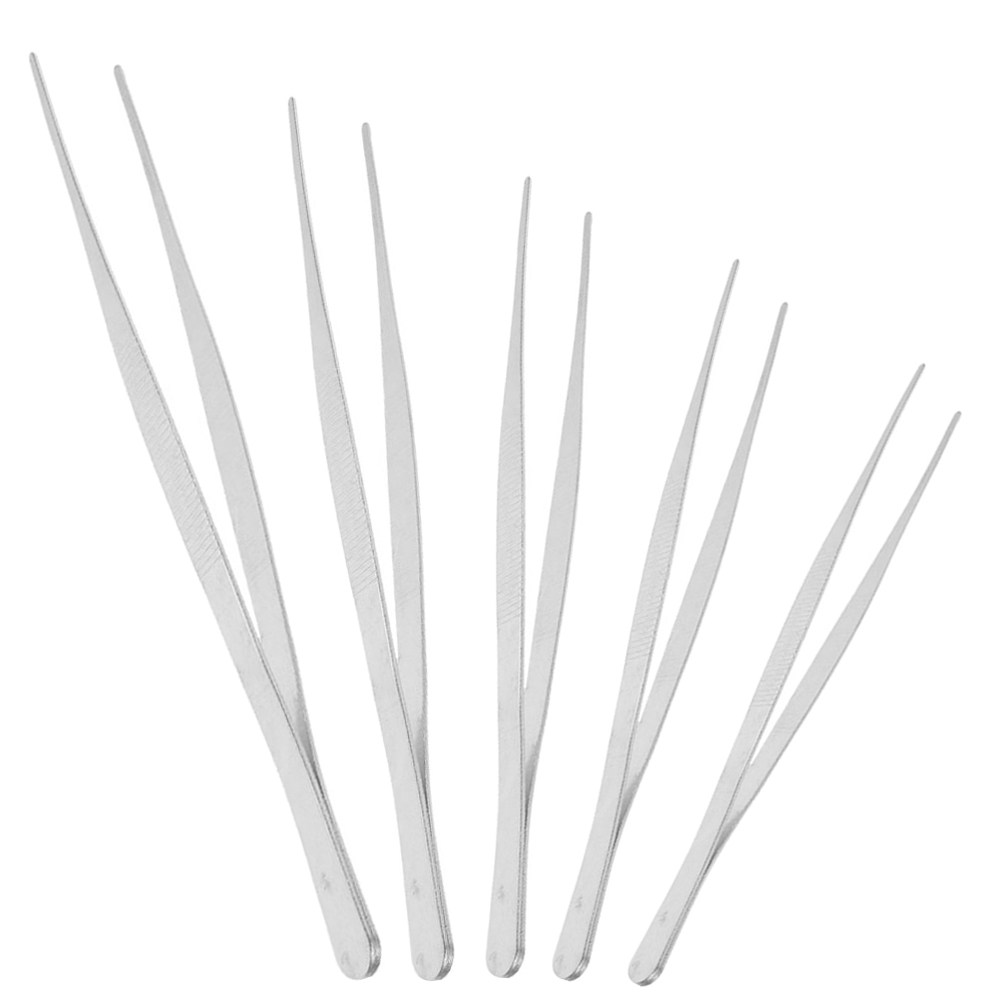 Feeding Tong Stainless - 5 шт. промышленных пинцетов для ремонта,