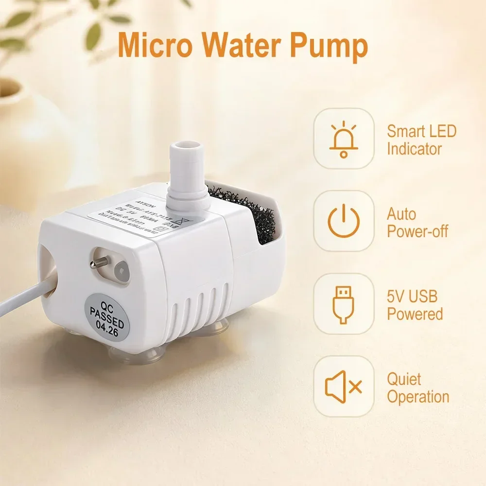 Aquael Filter Fzn - Погружной мини-насос для воды с USB-питанием