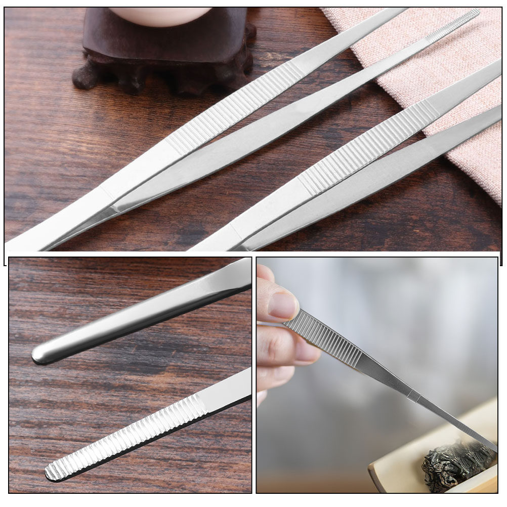 5 шт. промышленных пинцетов дл – обзор и цена Feeding Tong Stainless