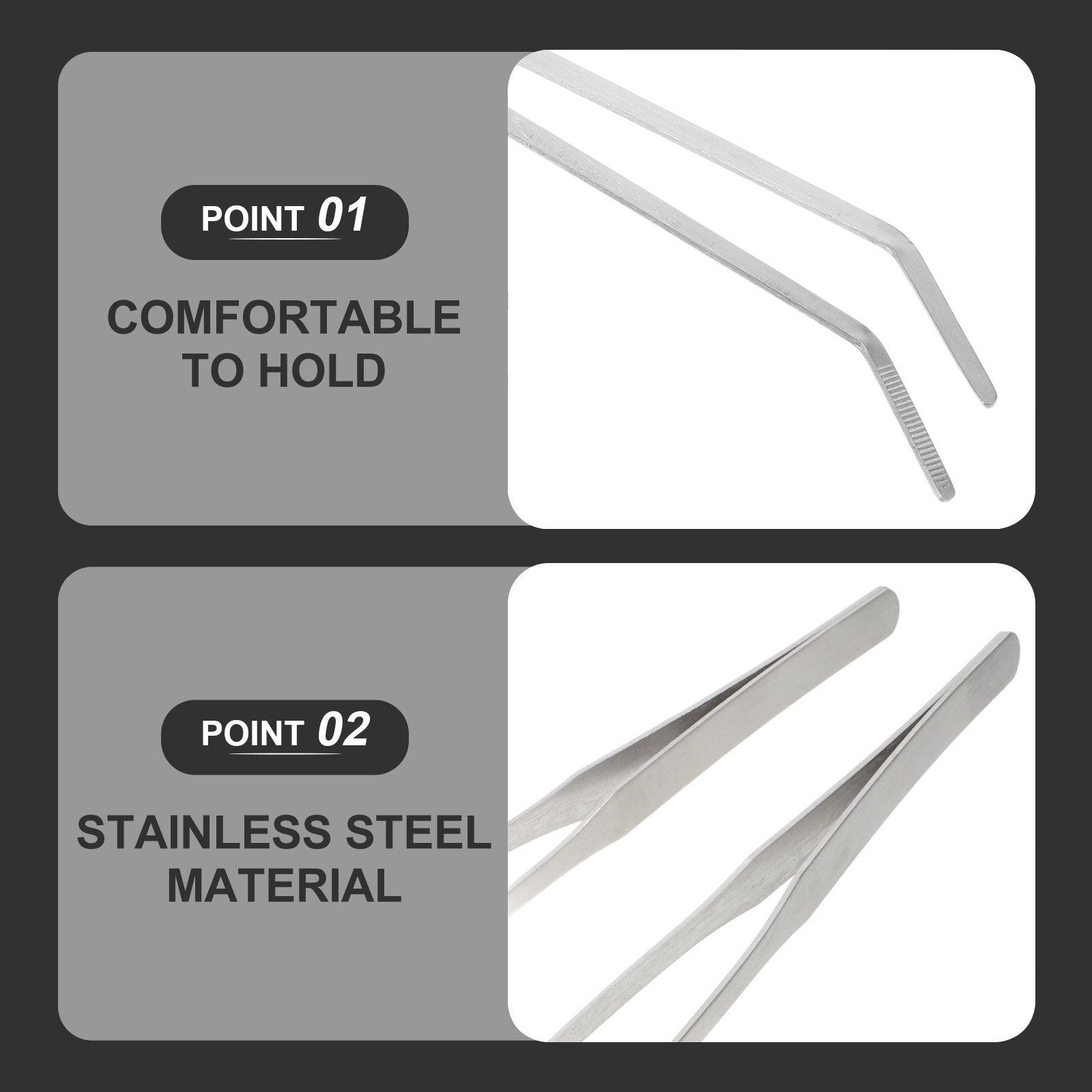 6 шт. пинцетов для кормления р – обзор и цена Feeding Tong Stainless